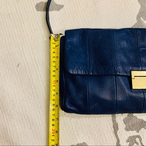 J.Crew deep royal blue leather clutch/crossbody - Picture 11 of 13
